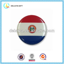 The Paraguay flag tin badge